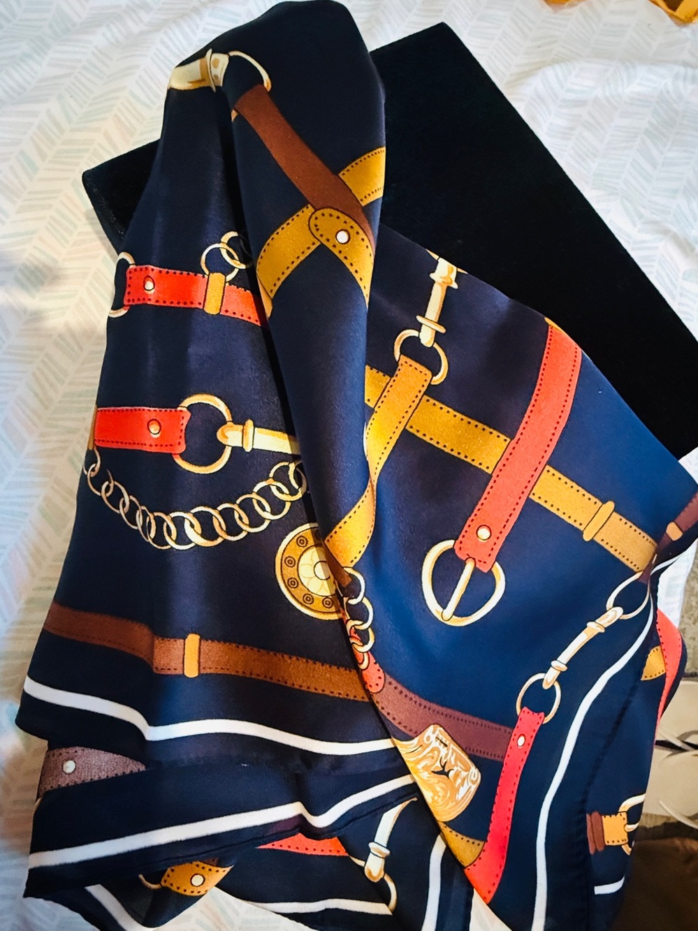 FAUX Silk Bandana, Versatile Neck Scarf, Headwrap,